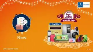 Shop Now, Pay Later 🎉 Easy EMI with Bajaj Finserv EMI Card | Great Indian Festival Sale