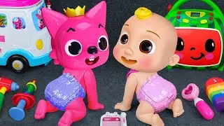 21 Minutes Satisfying with Unboxing Doctor Toys, Pinkfong Ambulance Playset ASMR | Review Toys