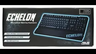 Asus Echelon Mech обзор клавиатуры Cherry MX Black