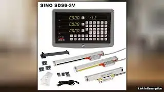 SINO SDS63V Metal Case 3 Axis Lathe Milling DRO Digital Readout And 5um KA300 Linear Scale KA500 Sl