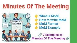 Minutes Of The Meeting, Minutes Of The Meeting  Example, How to write a Minutes Of The Meeting, MoM