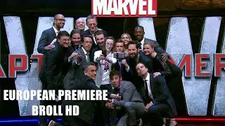 Captain America: Civil War - European Premiere BROLL HD