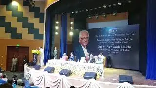 Disturbing trend of mixing news with views has become new normal: Vice President Venkaiah Naidu