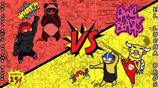 PACHECO TWINS play GANG BEASTS- EL LUCHA BROS vs. THE COOL KIDS ON THE BLOCK