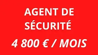 SALAIRE d'un FRONTALIER SUISSE au poste D'AGENT DE S&Eacute;CURIT&Eacute; &agrave; GEN&Egrave;VE