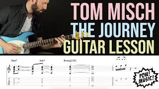 Tom Misch - The Journey - In Depth Guitar Lesson with TAB & Multitrack Cover (Chords, Riffs, Solo)