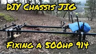 DIY Chassis Jig! Saving the totaled 500hp 914