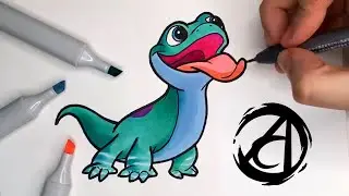 COMO DESENHAR O BRUNI (Frozen II) com a Dai Oliveira