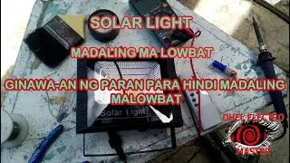 Solar light IP67 Madaling ma lowbat ginawaan nang paraan.