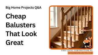 Budget Turned Wood Balusters Powder Coat Steel Spacing