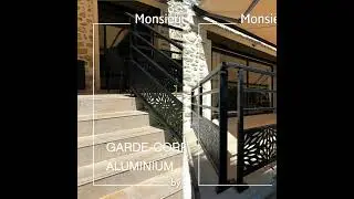 Conception et pose d'un garde-corps pour une terrasse &agrave; La Varenne St Hilaire