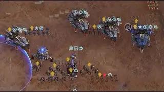 Can we beat Mass Triple-Tech Overlords? (Live Game 2209MMR) #mechabellum