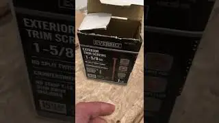 Hardwood flooring Screwing the boards in place close to the wall