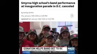 High school band fundraised to travel to DC to perform at Donald Trump&rsquo;s inauguration, has to cancel
