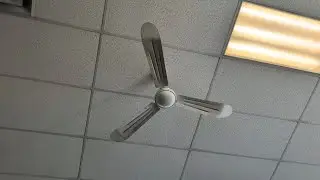 3 Canarm CP56 Industrial Ceiling Fans at a Car Dealership