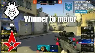 EPIC GAME! G2 vs Astralis | PGL Major Antwerp 2022 Europe RMR B | Highlights | cs:go