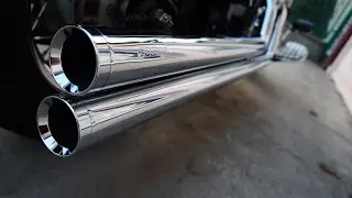 Kawasaki VN 900 Vulcan Classic Cobra Custom Exhaust Sound
