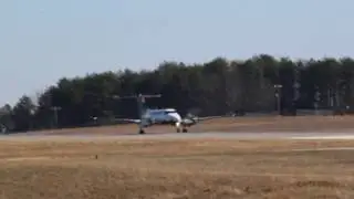 Old Dominion King Air 350 Departing the Hickory Regional Airport  (2-5-17)