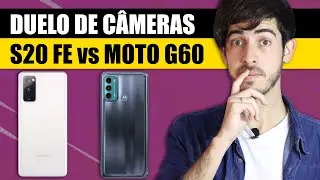 SAMSUNG GALAXY S20 FE vs MOTOROLA MOTO G60 (câmeras)