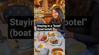 Staying in a botel (boat hotel) in Prague, Czech Republic #czechrepublic #prague #travel #czech