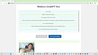 ChatGPT + Webcam: A Fun AI Conversation with Visual Cues!