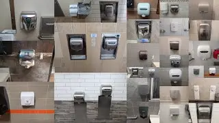 Robert Smith's San Antonio Trip Hand Dryer Compilation!