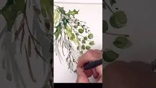 EASY Watercolor Christmas Cards for beginners  #watercolorpainting