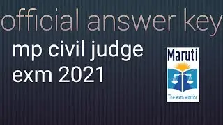 official answer key mp cj 2021