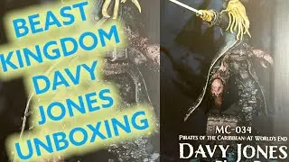 BEAST KINGDOM DAVY JONES STATUE UNBOXING