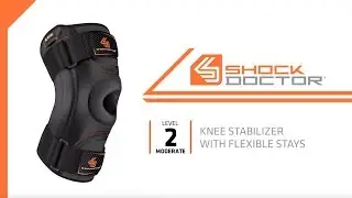 Shock Doctor &ndash; How to Fit Knee Stabilizer With Flexible Support Stays (SD870)