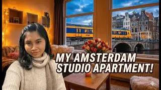 Living in Amsterdam 🇳🇱 | My 26m2 Student Apartment Tour + Cost of Living (2026)