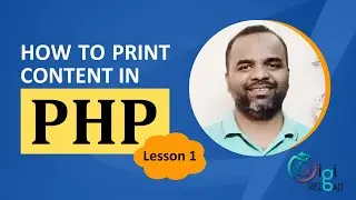 How to print content in PHP | PHP Lesson 1 | PHP Tutorial For Beginners in Hindi