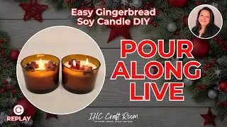 DIY Gingerbread LUX Amber Jar Candle: Perfect Holiday Scent Pour