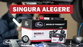 Kituri Gates Micro-V: Singura alegere pentru revizia sistemului de transmisie cu curele auxiliare