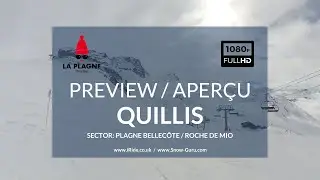 Quillis piste | La Plagne | Plagne Bellec&ocirc;te / Roche de Mio | Preview / Aper&ccedil;u