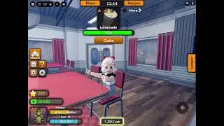Generic cooking game Roblox game play /no commentary