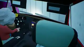 austin powers scene with the car in hallway
