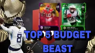 TOP 5 OFFENSIVE BUDGET BEAST YOU NEED ON YOUR TEAM | MADDEN 19 ULTIMATE TEAM