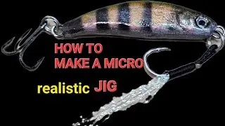 Make Your Own Micro Jig for INSANE Fishing Results!  #fishing #handmadelure #luremaker #pikefishing