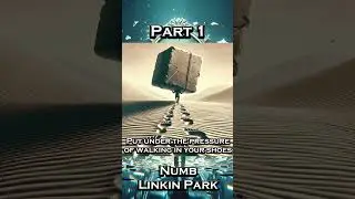 Numb - Linkin Park - visualized lyrics Part 1/7 #shorts
