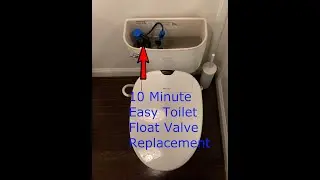 Easy Toilet Float Valve Replacement