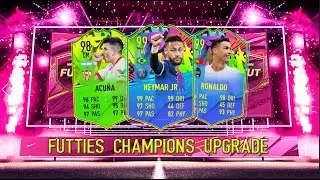 OMG WE PACKED 99 NEYMAR AND 98 ACUNA !! INSANE FUTTIES FUT CHAMPIONS UPGRADE! FIFA 21 ULTIMATE TEAM!