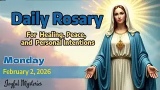 Daily Rosary  Monday February 2,  2026 Joyful Mysteries- Pray with us. We will pray for you