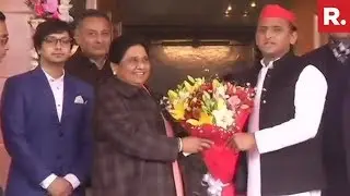 BSP Chief Mayawati Meets Akhilesh Yadav In Lucknow