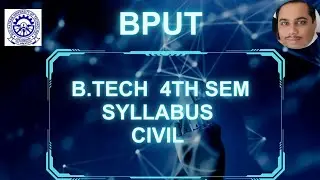 BTECH CIVIL EVEN (4TH) SEM SYLLABUS #bput #btech