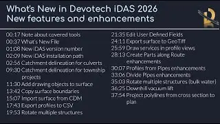 Whats New in Devotech iDAS 2026 - New Features and Enhancements