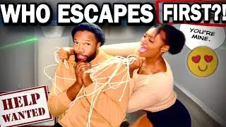 The DUCKTAPE CHALLENGE with My Boyfriend 💥 Who Escapes First ?!