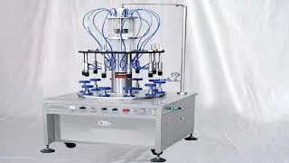 Semi Auto 10 Heads Fully Pneumatic Car Perfume Vacuum Rotary Filling Machine remplissage de parfum