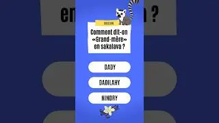 Quiz &ndash; Comment  dit- on ' Grand-M&egrave;re '   ? 🤔 #malgache #sakalava #malagasy #francais #educational