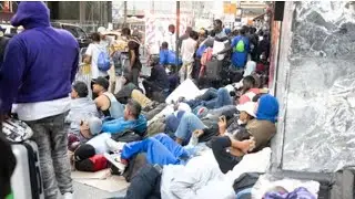 NYC Migrant Crisis During Winter